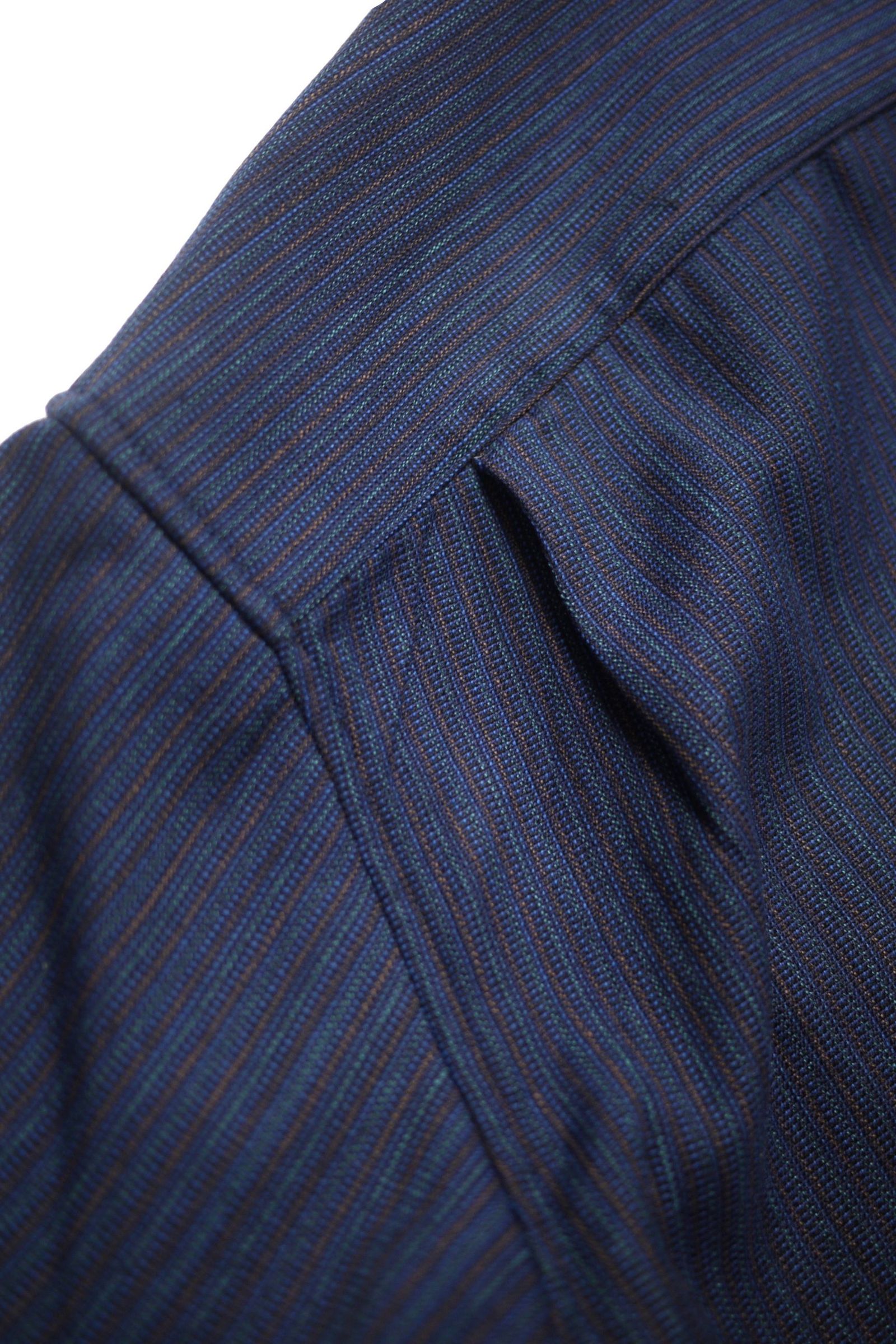 STRIPE OPEN COLLAR SHIRT/シャツジャケット