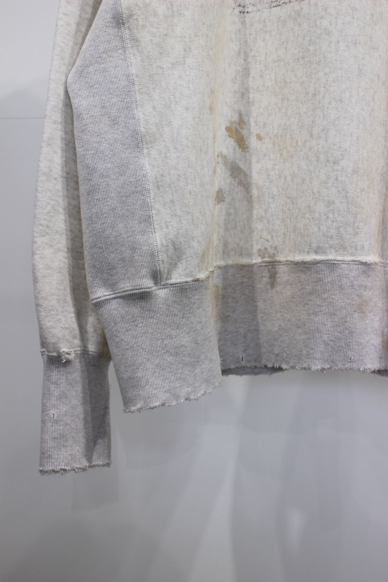 CREWNECK SWEAT SHIRT/H.IVORY