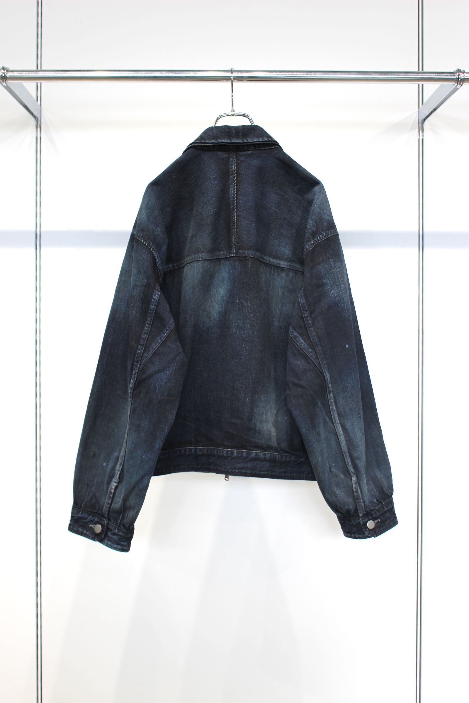 [ラスト1点] DENIM ZIPUP JACKET | BLACK | デニムジャケット