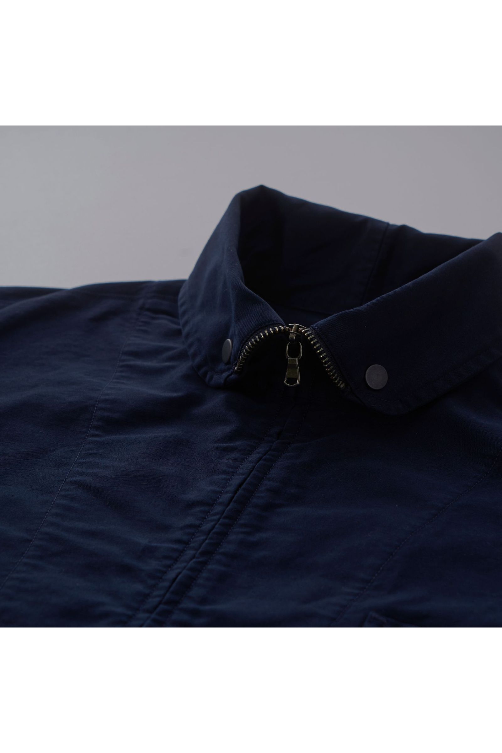 SCHMITT Zip Collar Shircket/BLACK/シャツジャケット