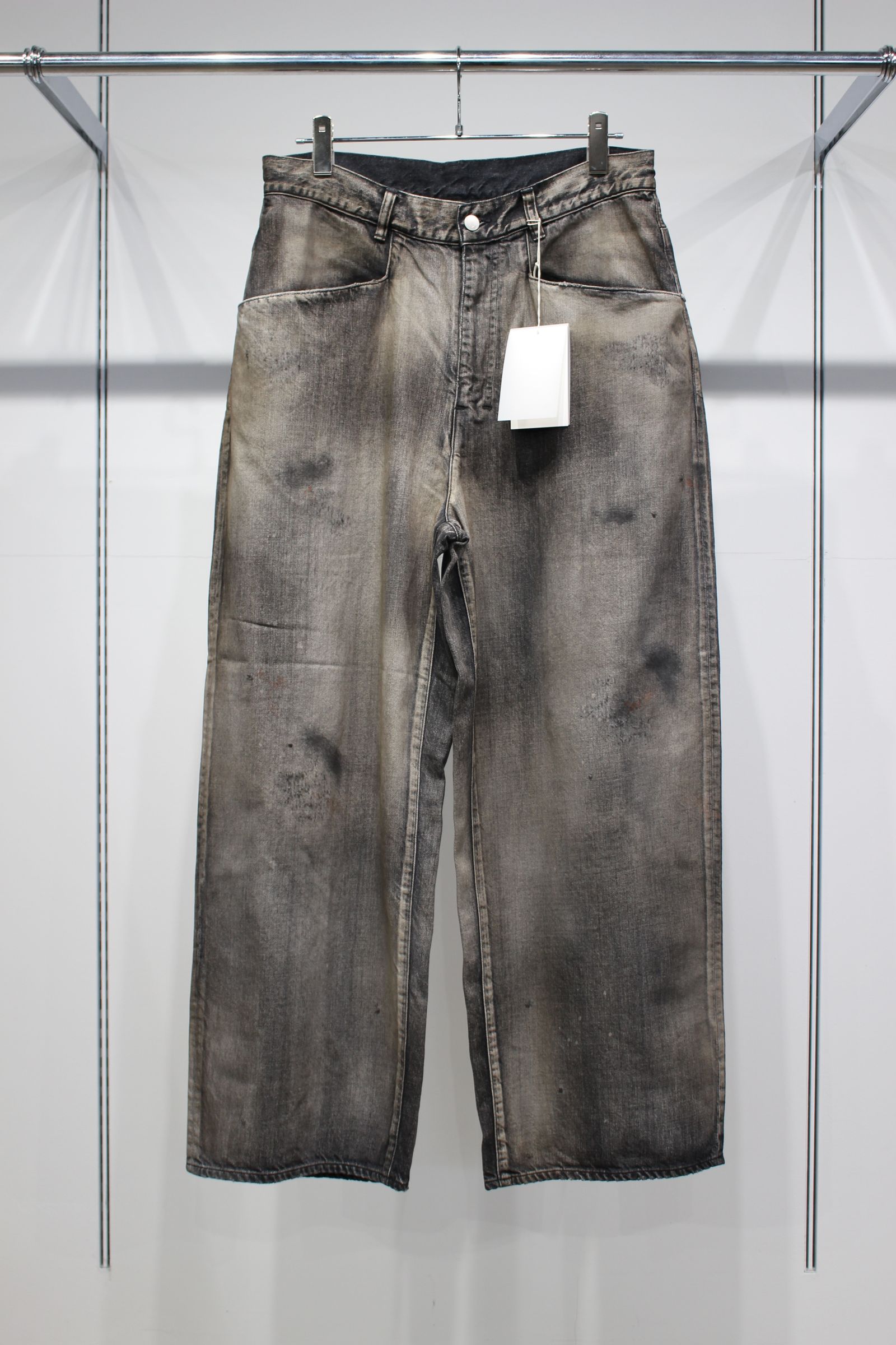 #6 AGING type-B | BLACK | デニムパンツ