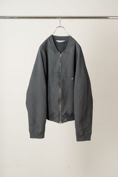 FLEECE-LINED SWEAT VERSITY SHIRT | BLACK | スウェット