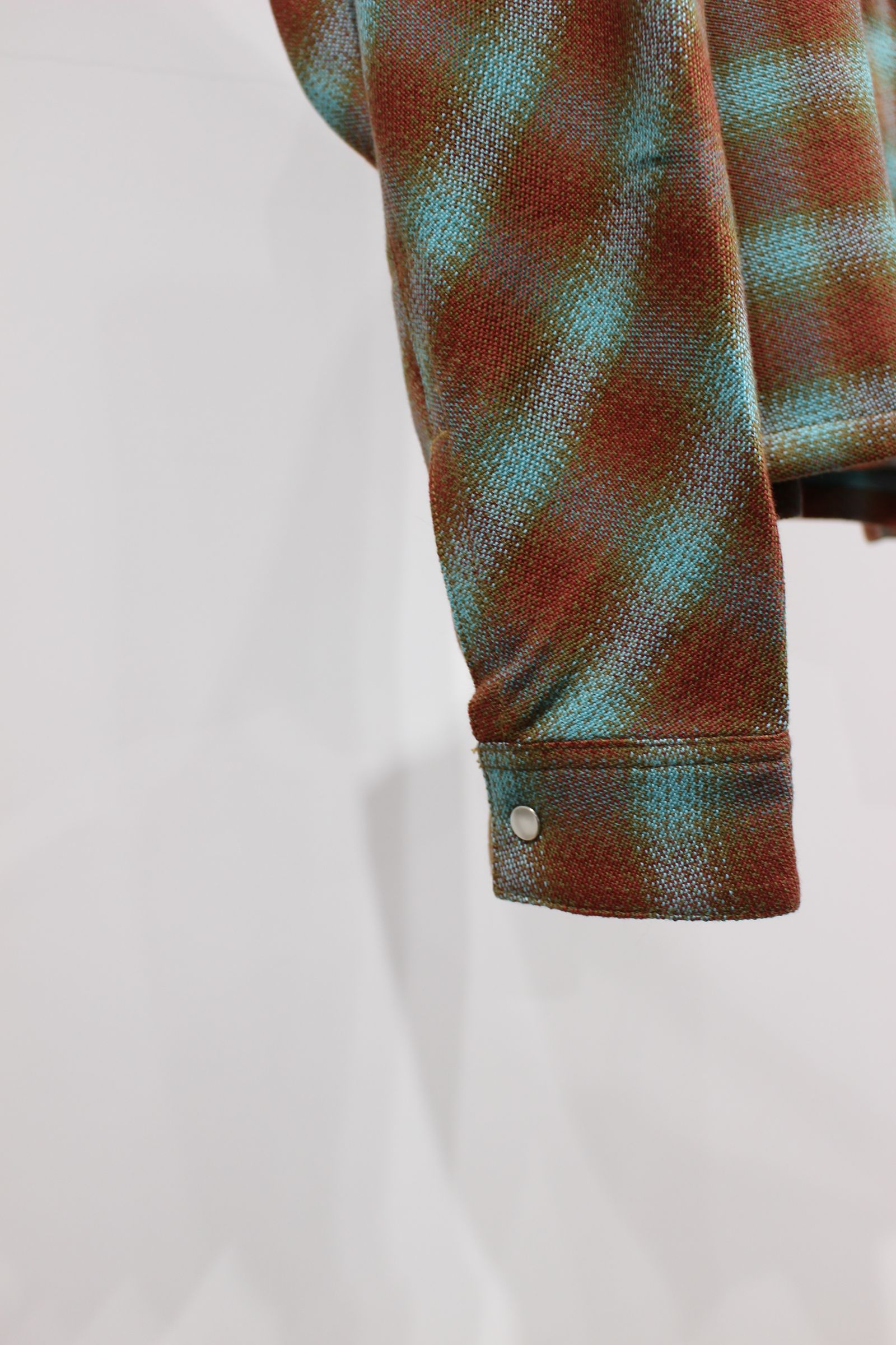 OMBRE SNAP BUTTON SHIRT/OMBRE