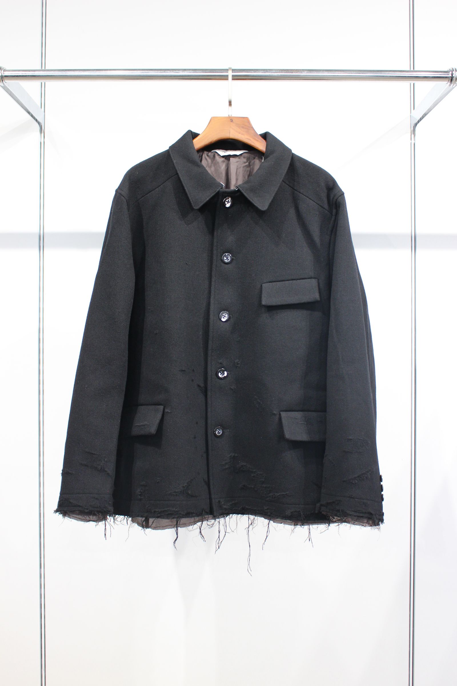 TWEED CRASH JACKET | BLACK | ジャケット