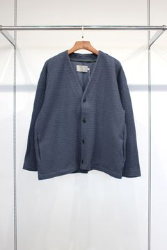 3D WAFFLE CARDIGAN | STEEL GRAY | カットソー
