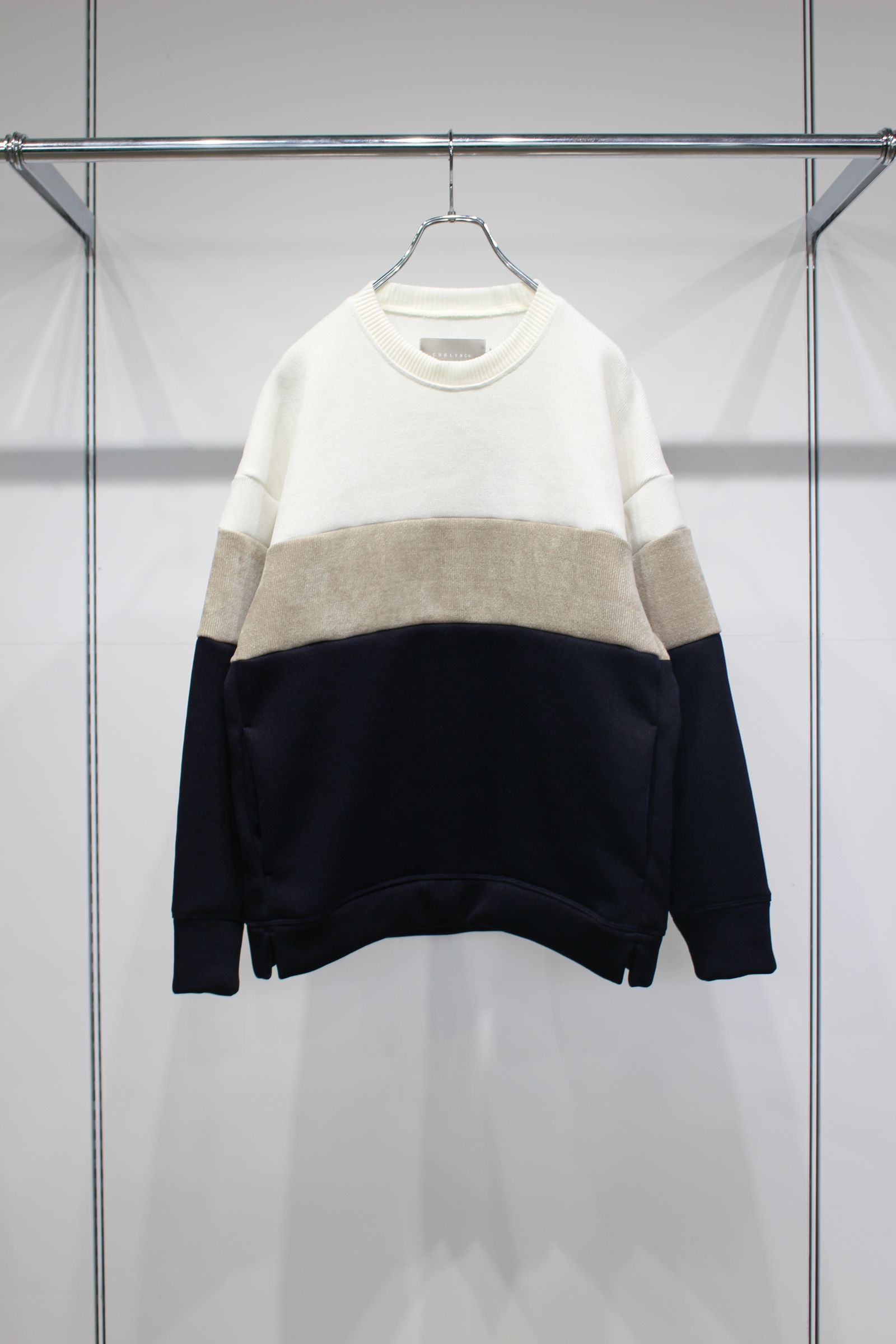 TRICOLOR VINTAGE P/O | SNOW | クルーネックプルオーバー