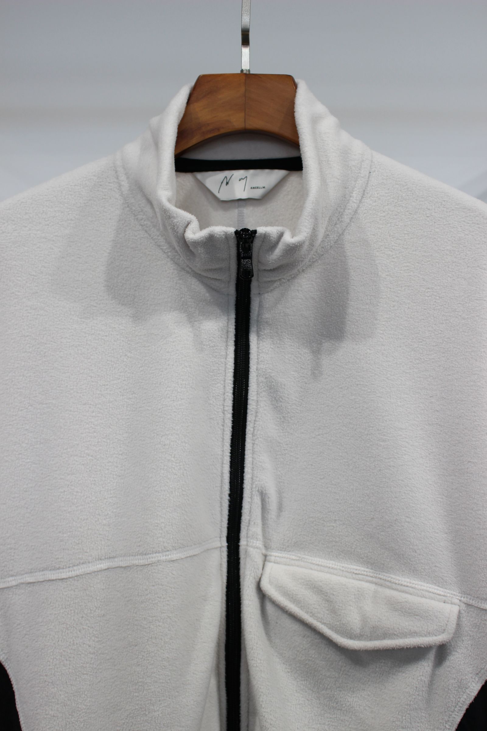 FLEECE SWITCHING JACKET | WHITE | フリース