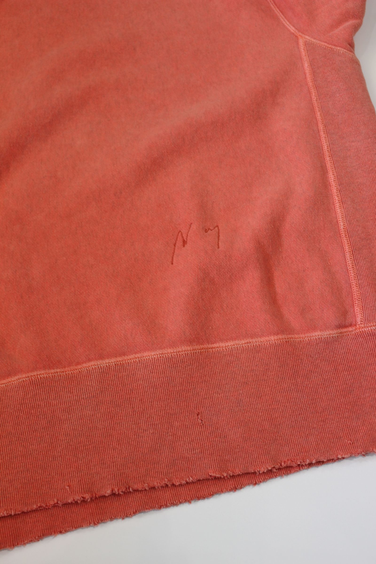 DAMAGE SWEAT SHIRT/RED