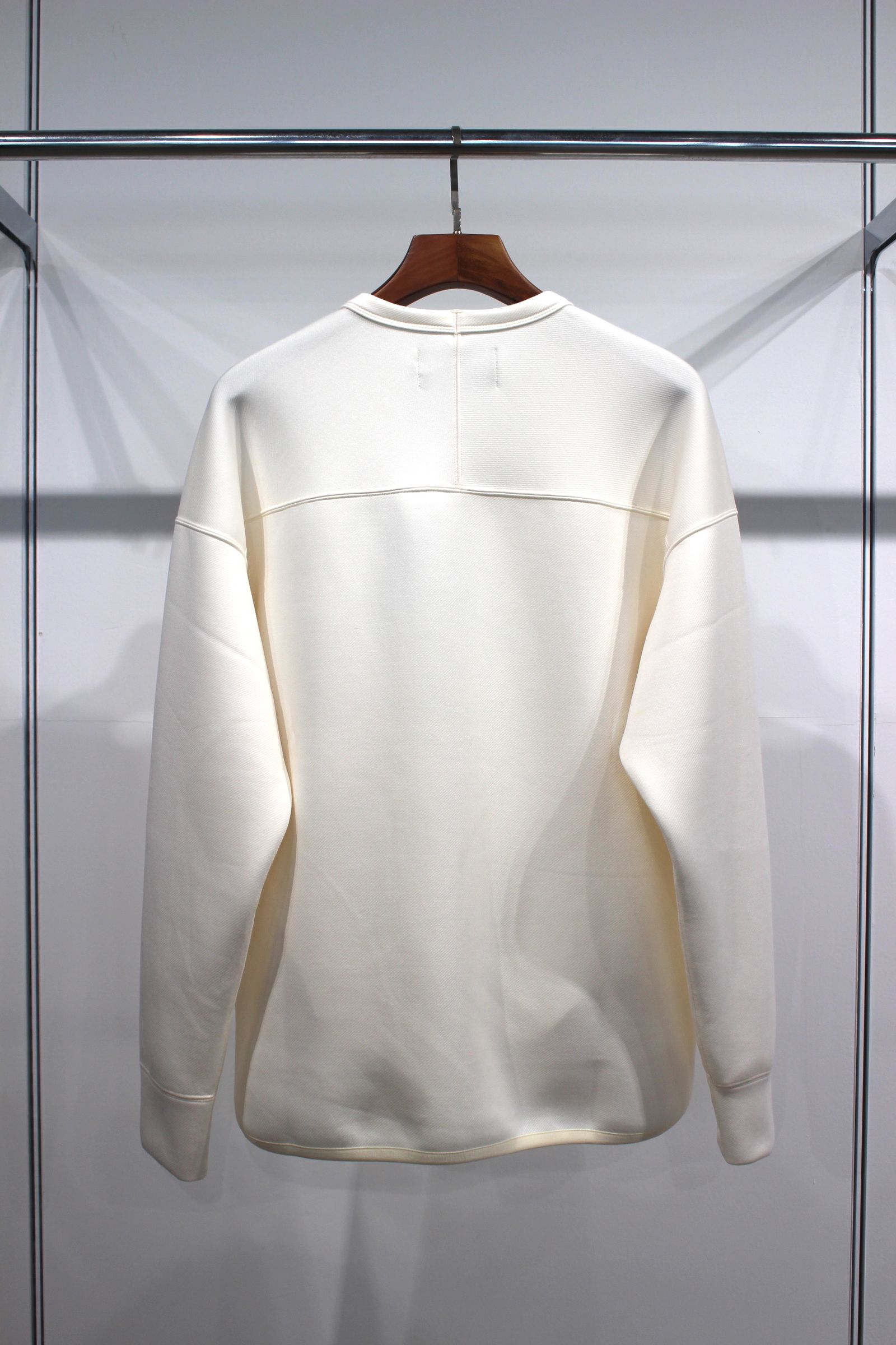 TWILL DOUBLE JERSEY P/O/WHITE
