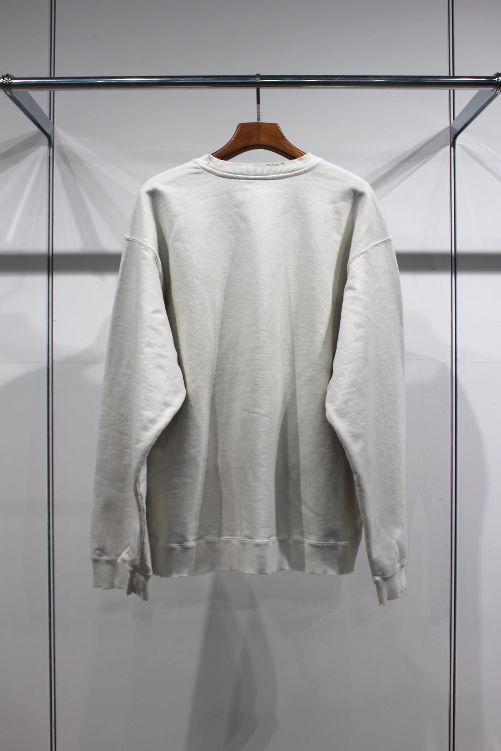 ANCELLM - AGING OVER SWEAT SHIRT/IVORY | NapsNote