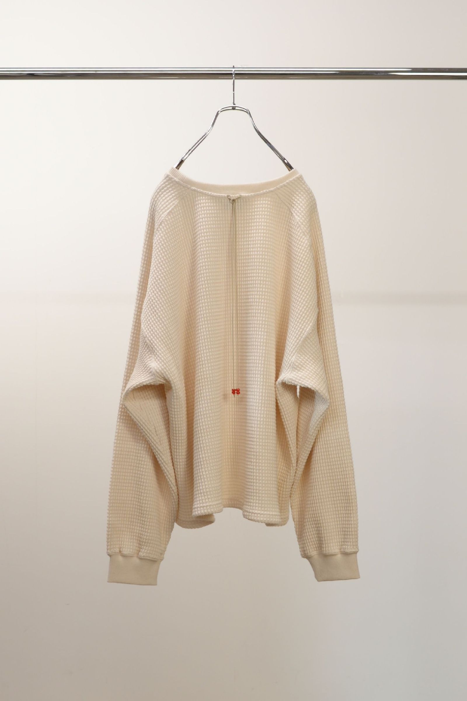 HEAVY WAFFLE OVER LS | IVORY | ヘビーワッフル