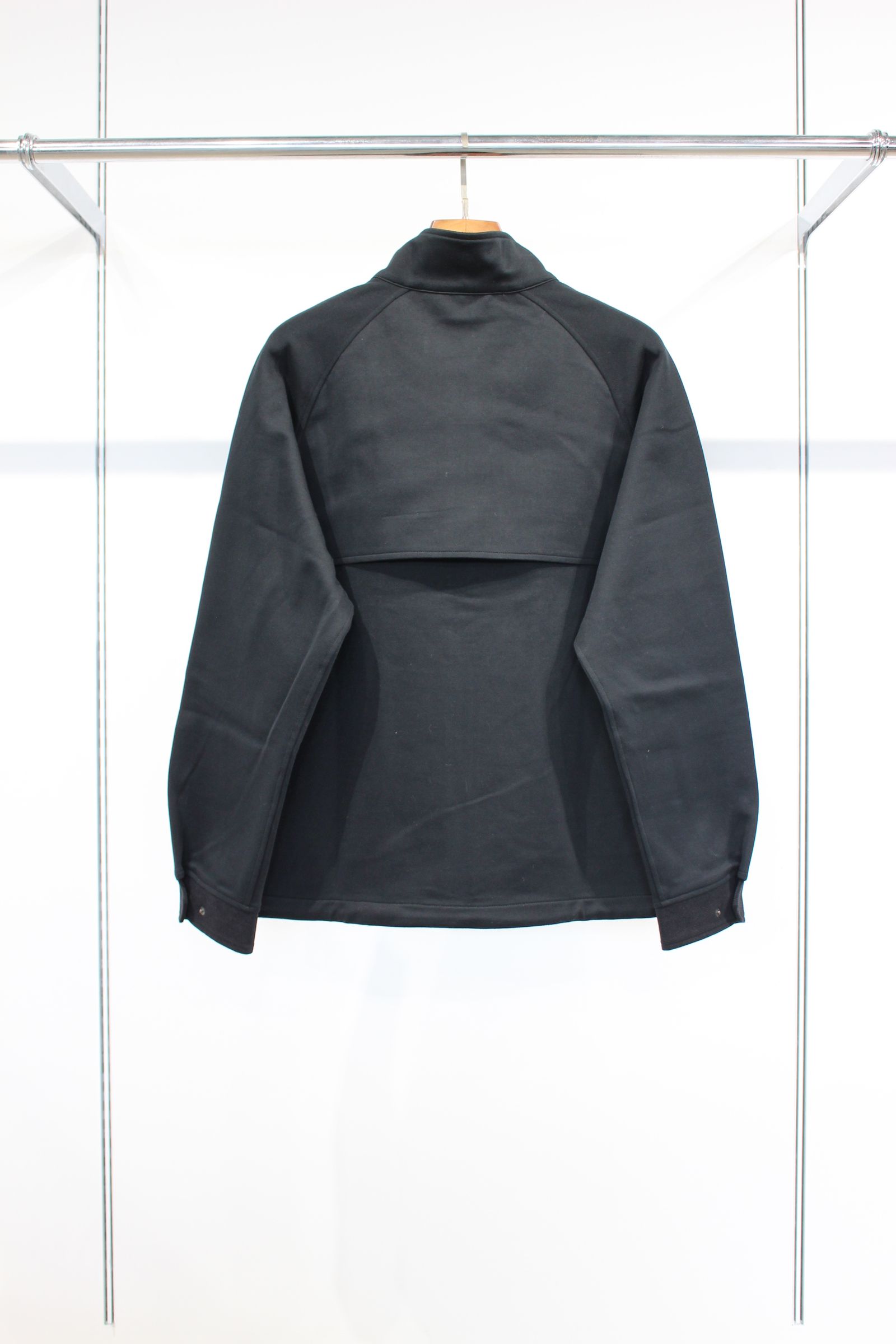 RELAXIN HARRINGTON JACKET -solid-/BLACK
