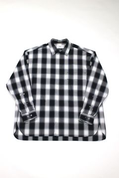 FRONT FLY SHIRT/チェックシャツ