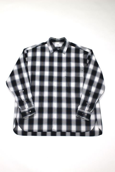 FRONT FLY SHIRT/チェックシャツ