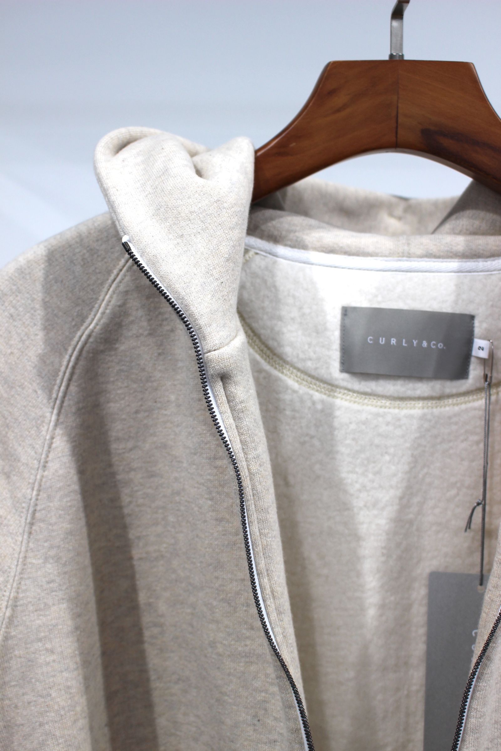 RAFFY ZIP PARKA/OATMEAL