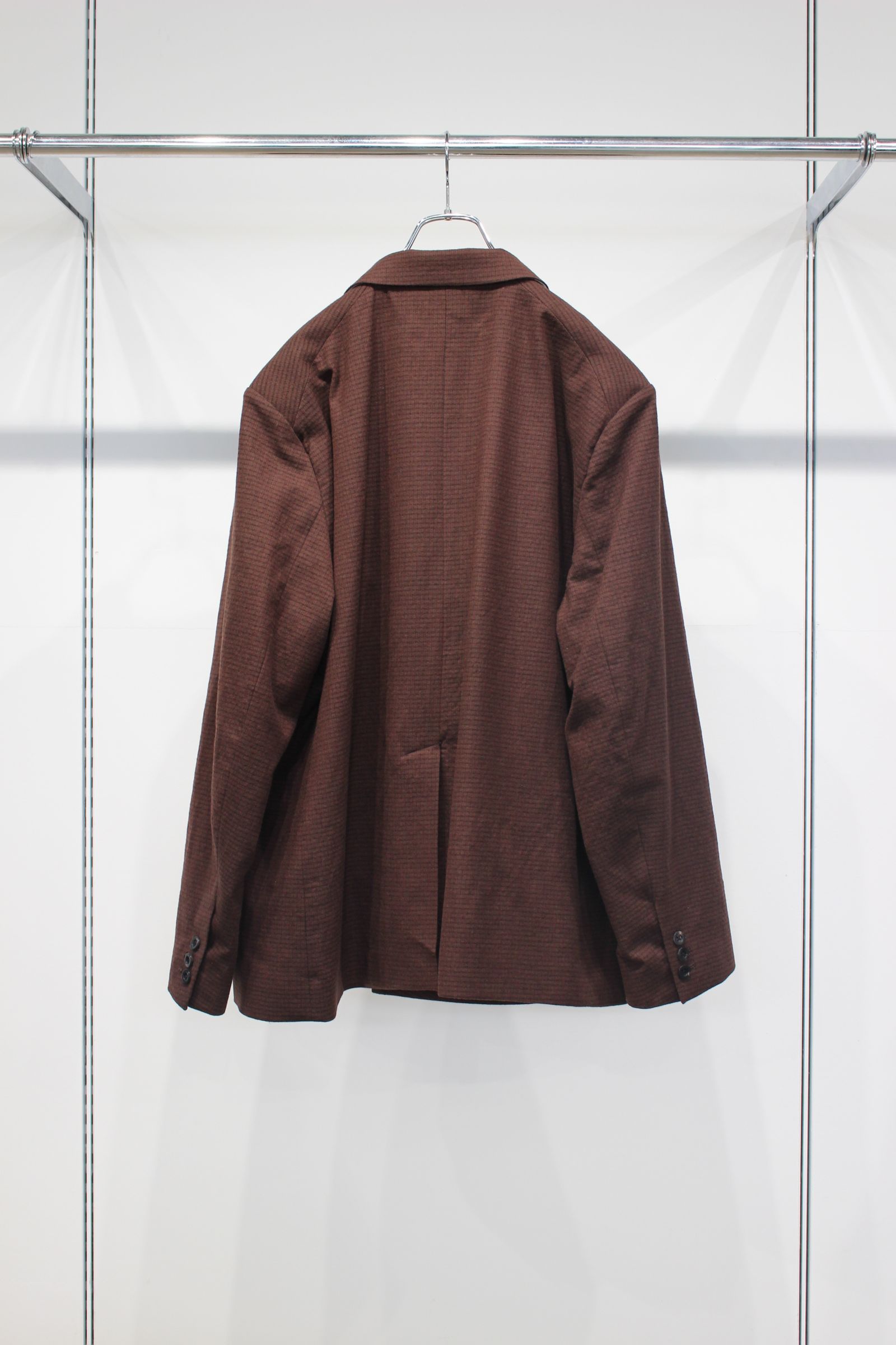DOUBLE TAILORED JACKET | WOOL BELTED WIDE SLACKS | GRAPH CHECK | セットアップ