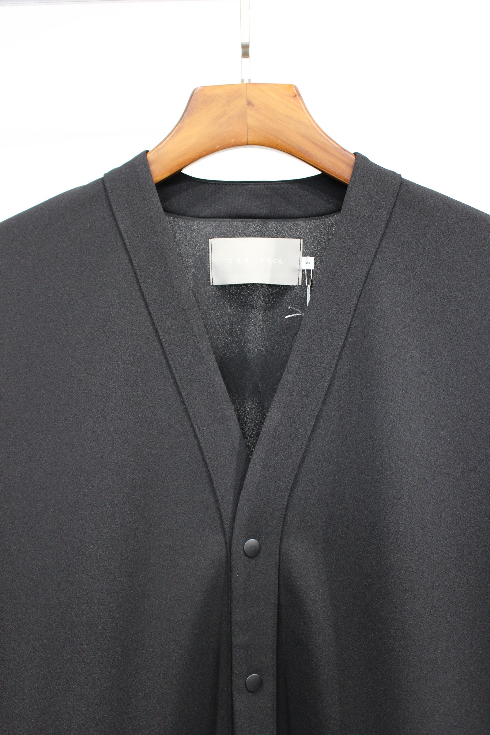 RELAXING CARDIGAN -solid-/BLACK