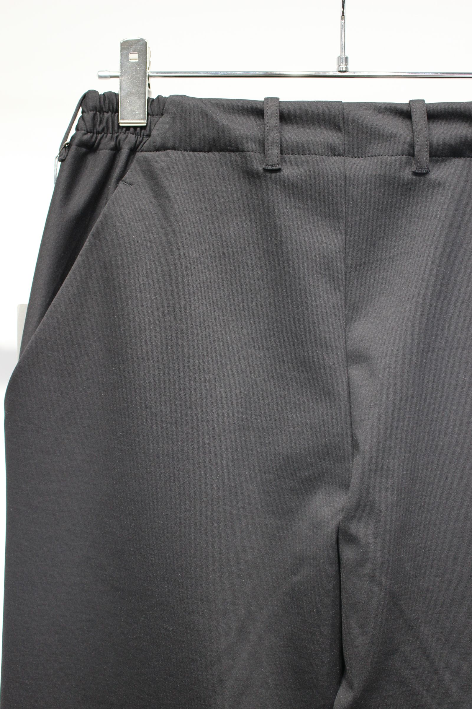 PONTE ROMA MIRROR POCKET PANTS | BLACK | テーパードパンツ