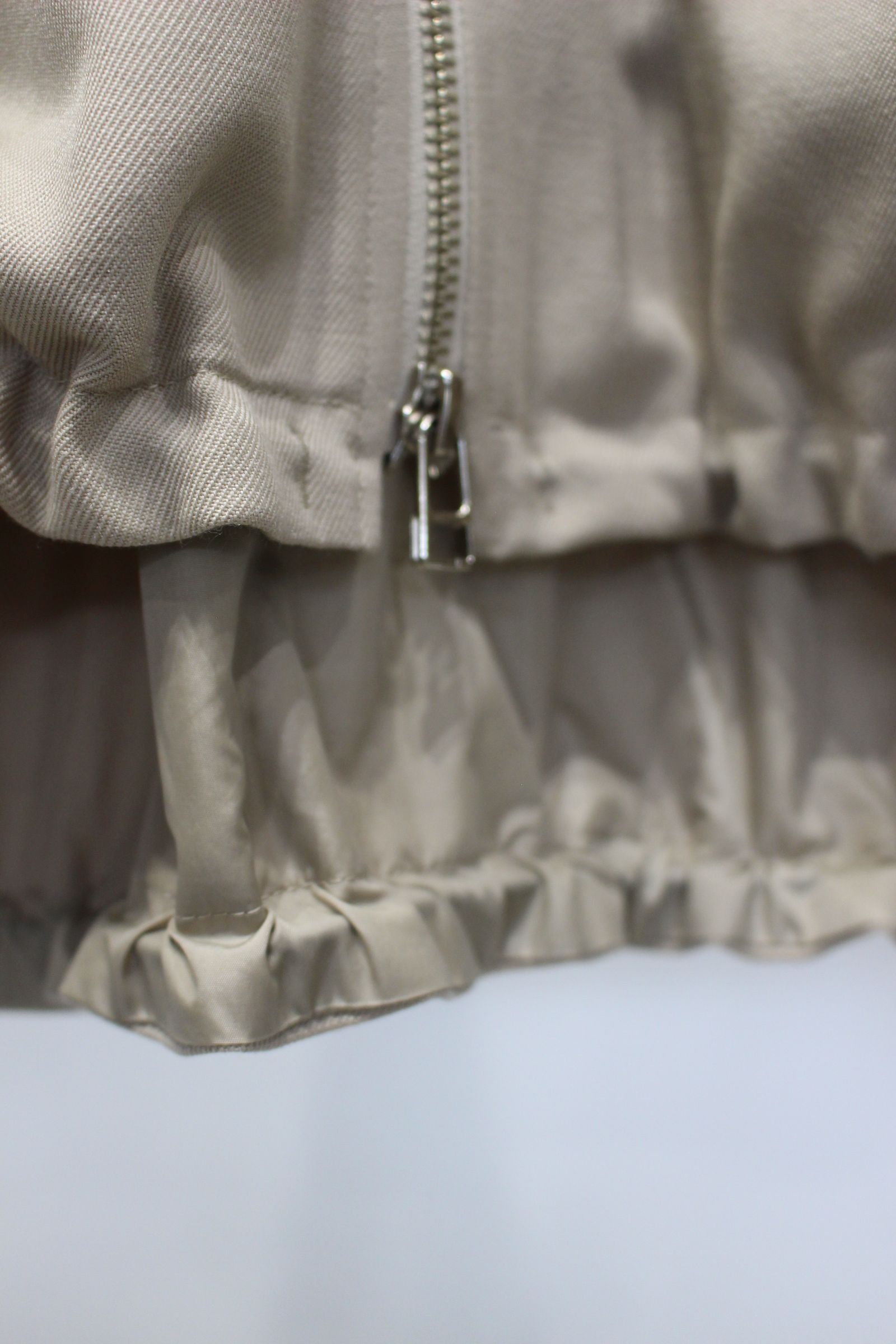 BISHU OLD WOOL GABARDINE Zip Blouson | BEIGE | アウター