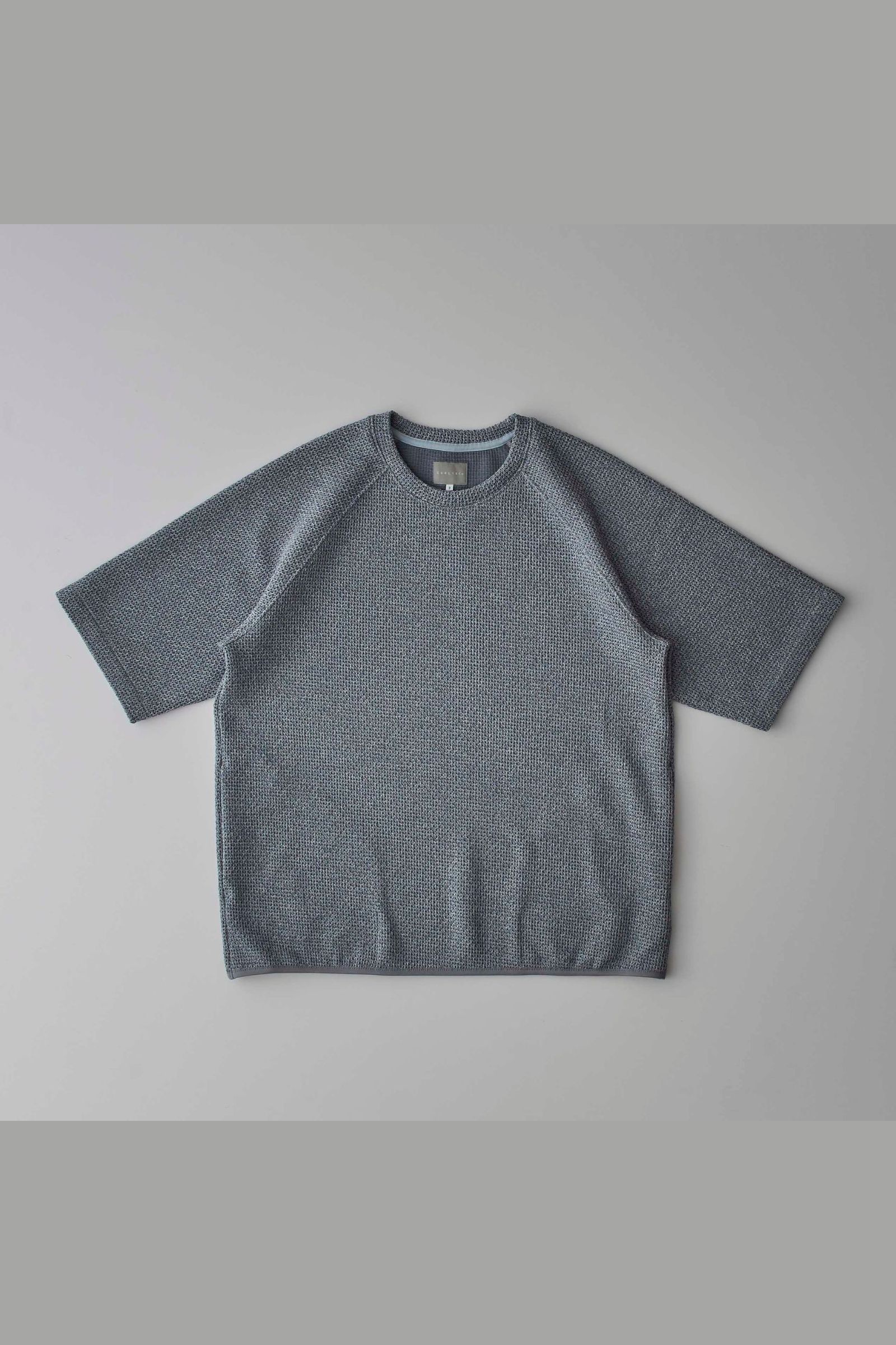 HONEYCOMB KNIT TEE | BLACK | カットソー