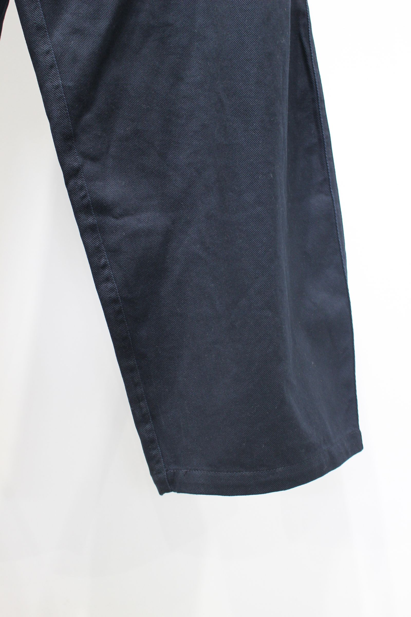 Clear Twill Crescent Wide 5-Pocket Trousers | NAVY | 5ポケットパンツ