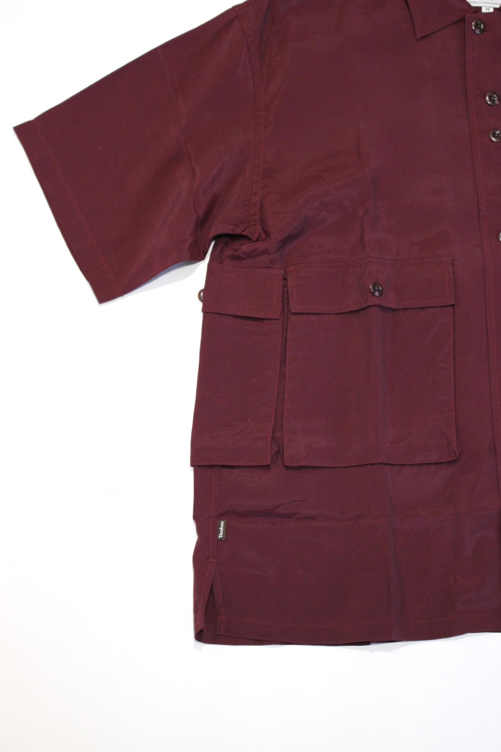 [ラスト1点] DRUG DELLAR SHIRTS | BURGUNDY | シャツ