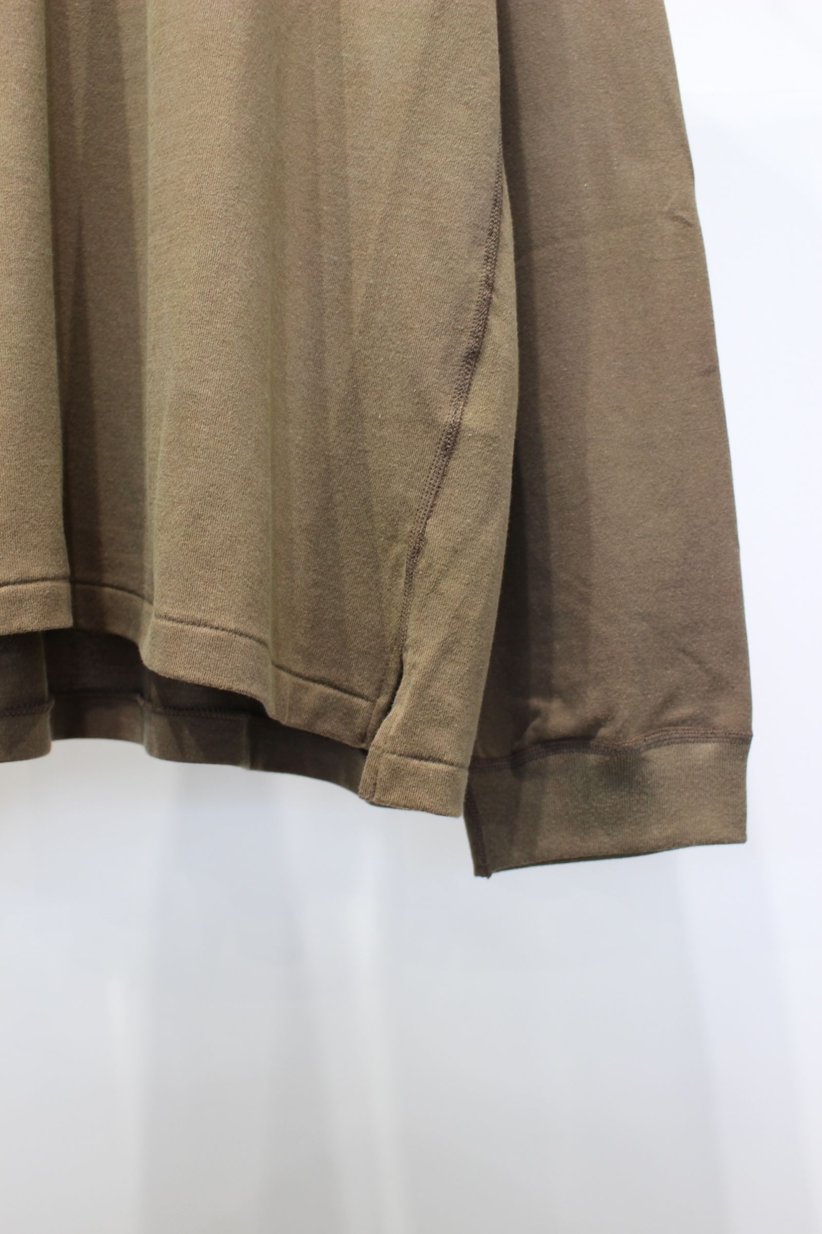 UNEVENNESS type-U LS T-SHIRT | BROWN | カットソー
