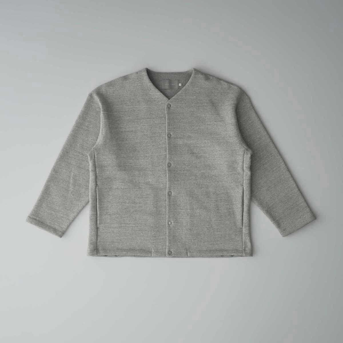RAFFY SNAP BUTTON CARDIGAN -brushed- | CHARCOAL | カーディガン