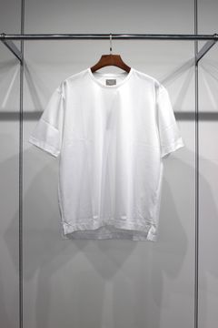 HIGH-GAUGE T/C TEE (S/S) | WHITE | カットソー