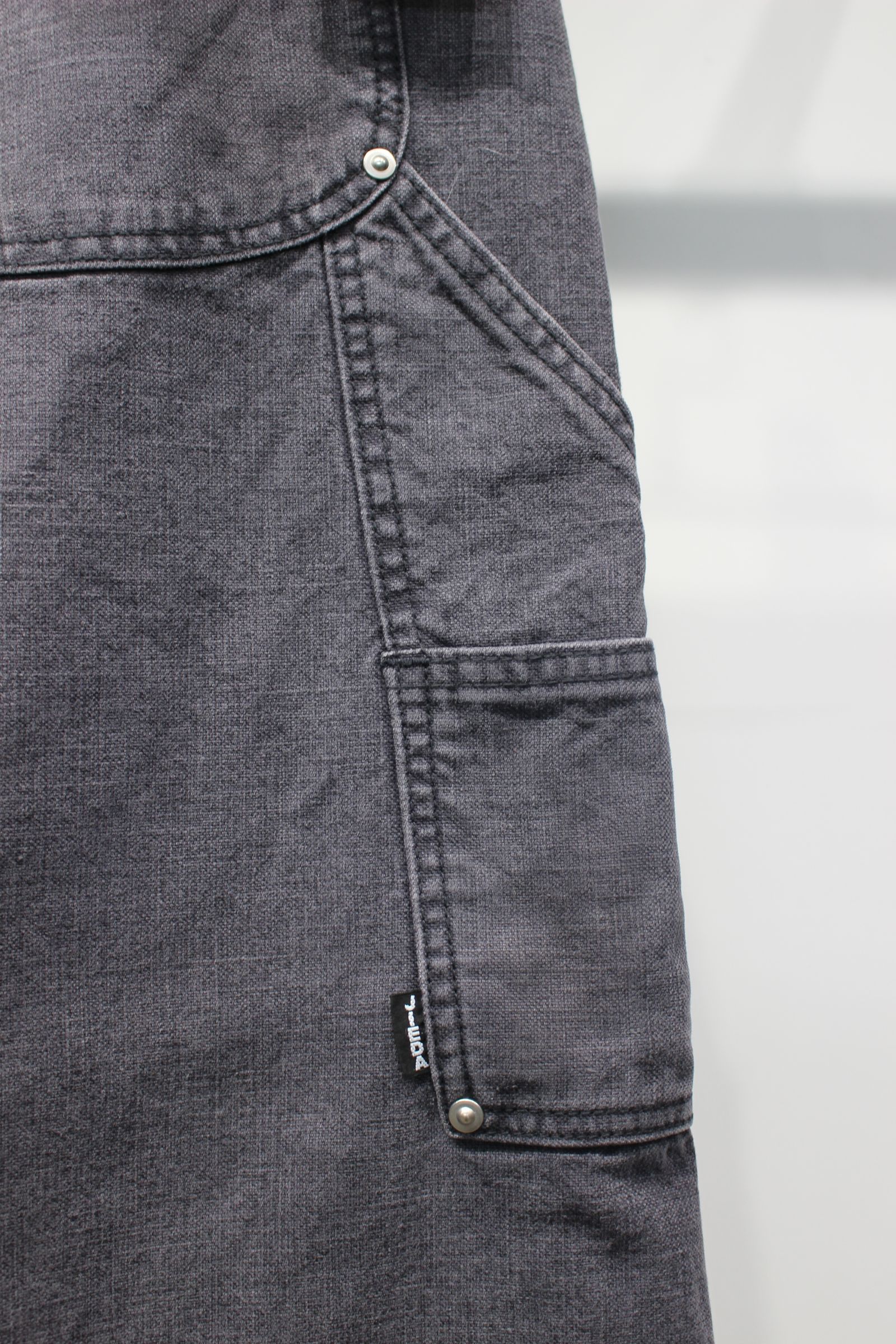 DUCK DOUBLE KNEE PANTS | BLACK | ダブルニーパンツ