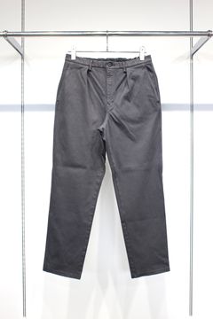 DENIM 1TUCK EZ TAPERED PANTS -slate gray- | SLATE GRAY | ニットデニム