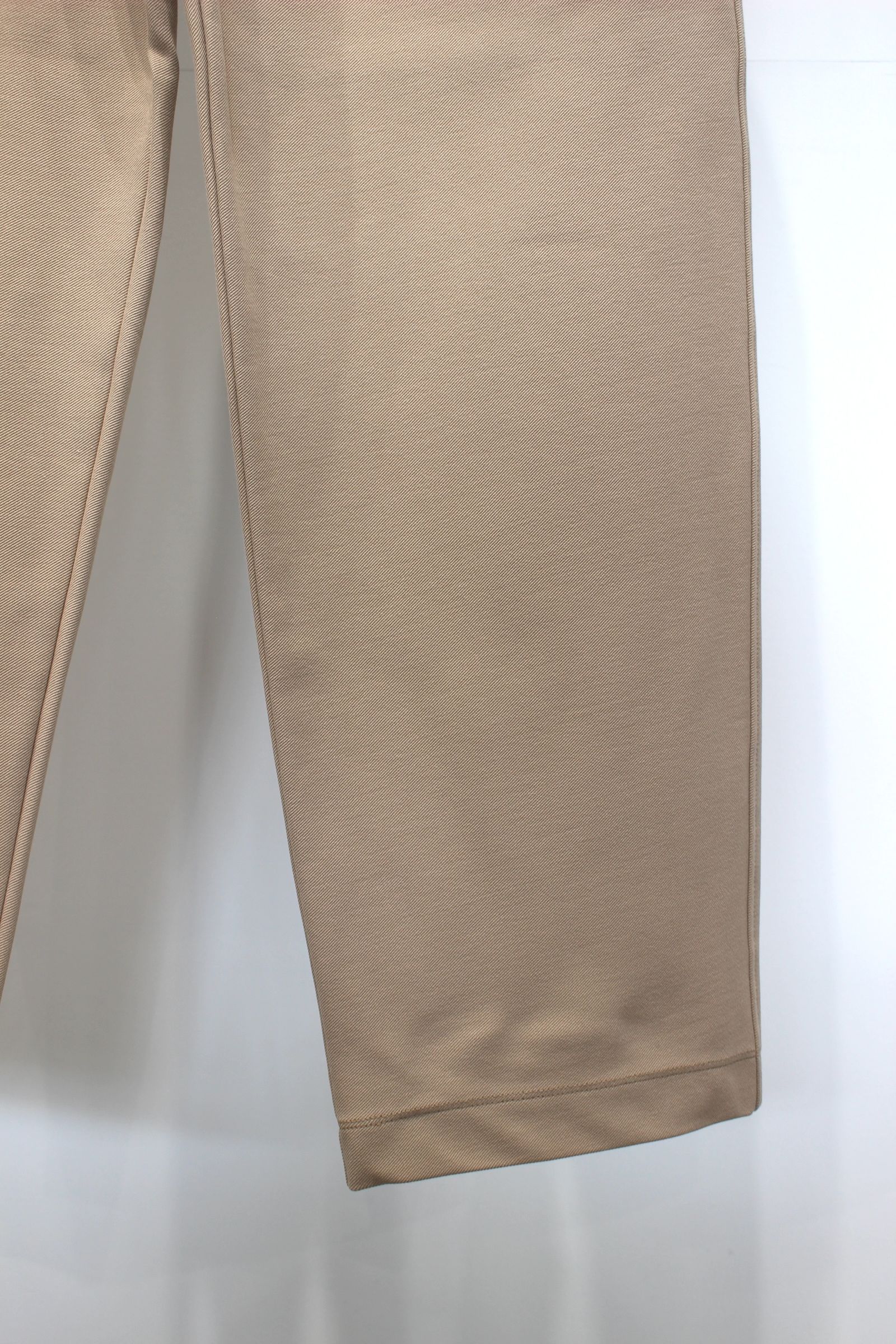 KNIT CHINO-CLOTH PANTS (STRAIGHT) | KHAKI | ニットチノパンツ