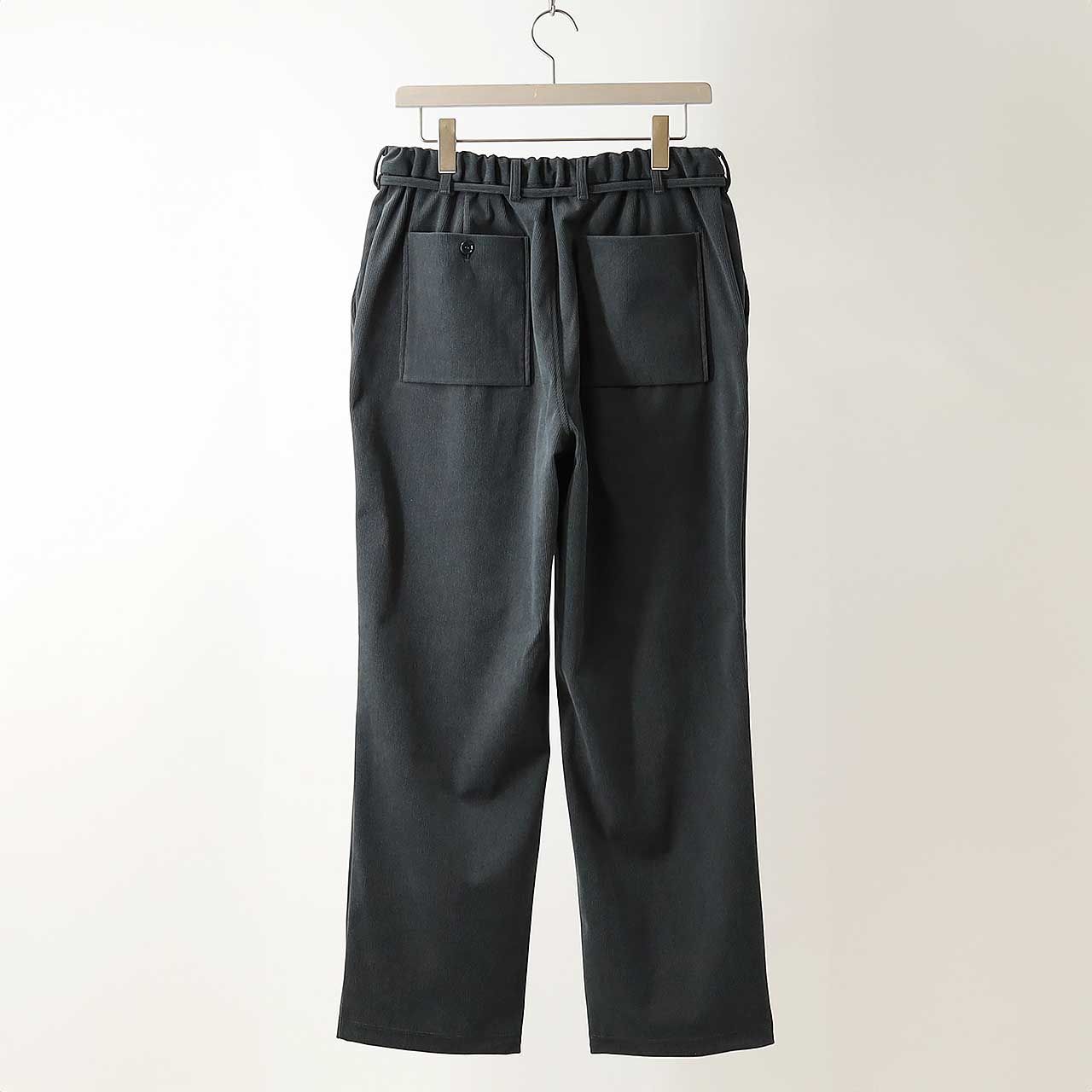 TRICOT CORDUROY PANTS | CADET BLUE | ポリエステルコーデュロイ