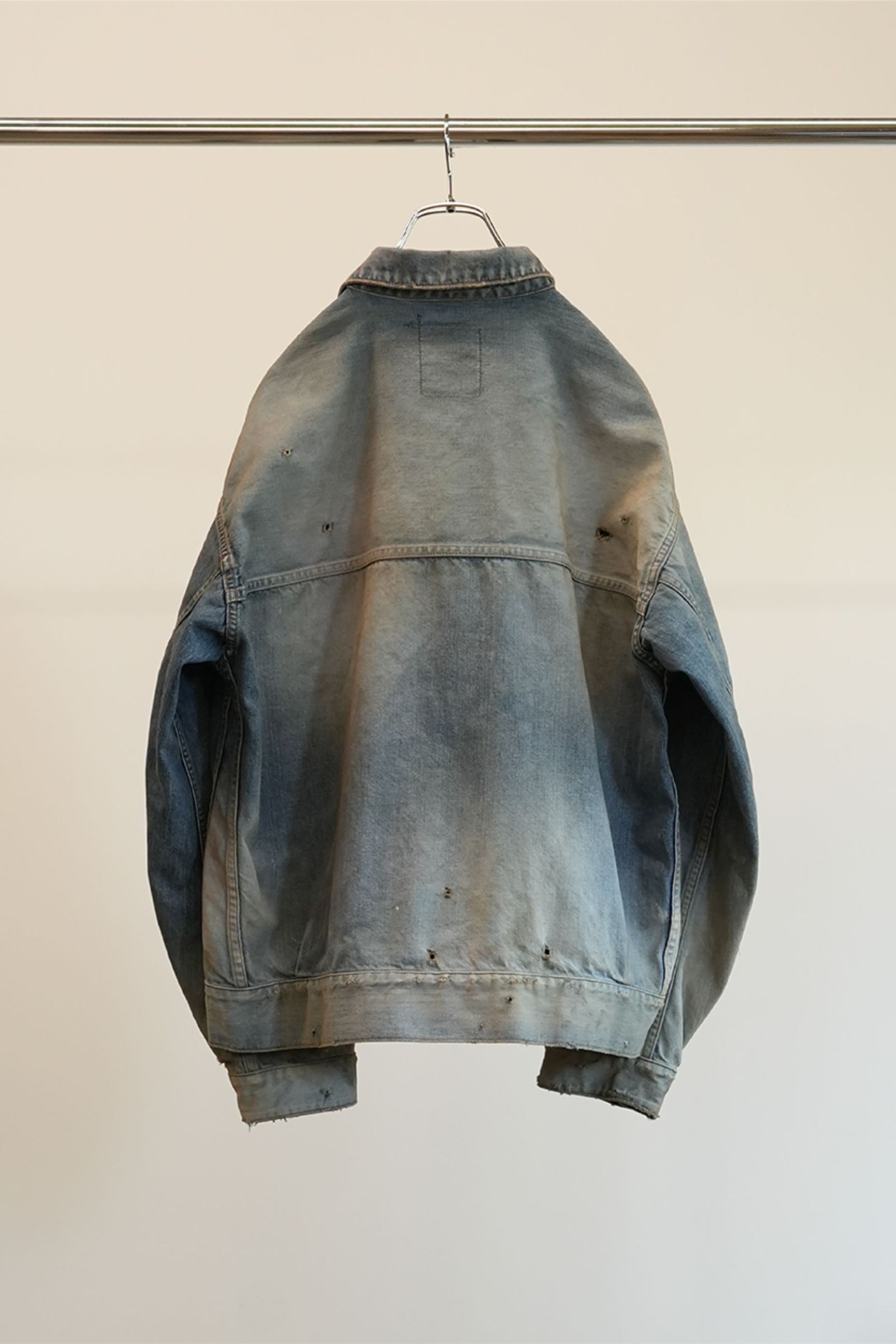 [ラスト1点] AGING DENIM JACKET | L.INDIGO | デニムジャケット