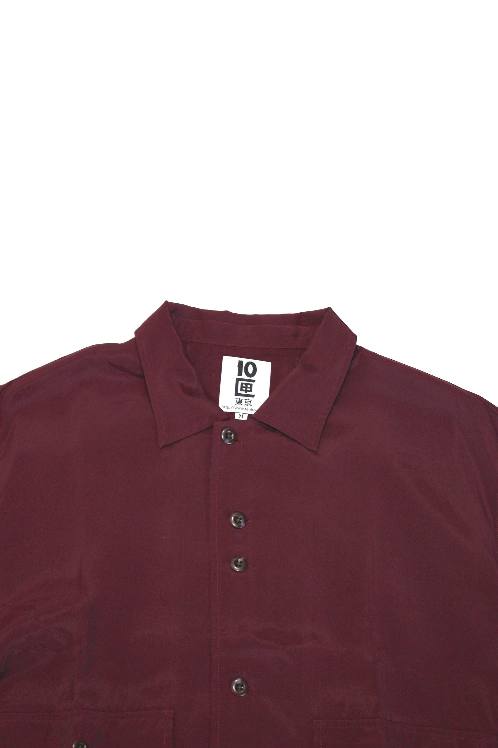 [ラスト1点] DRUG DELLAR SHIRTS | BURGUNDY | シャツ