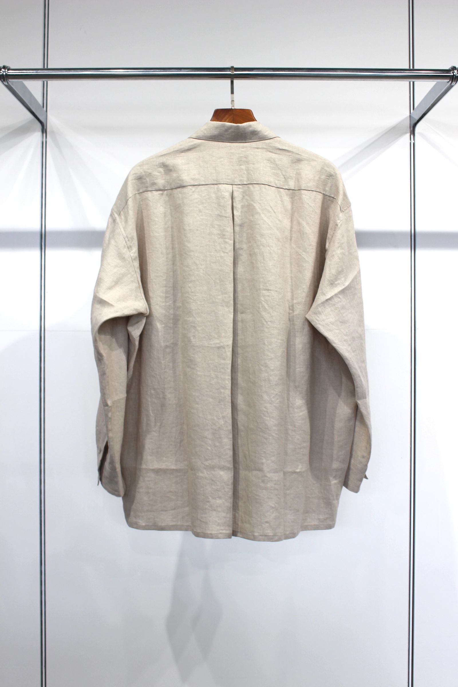 VICTOR L/S WIDE FIT SHIRTS/シャツ/ECRU