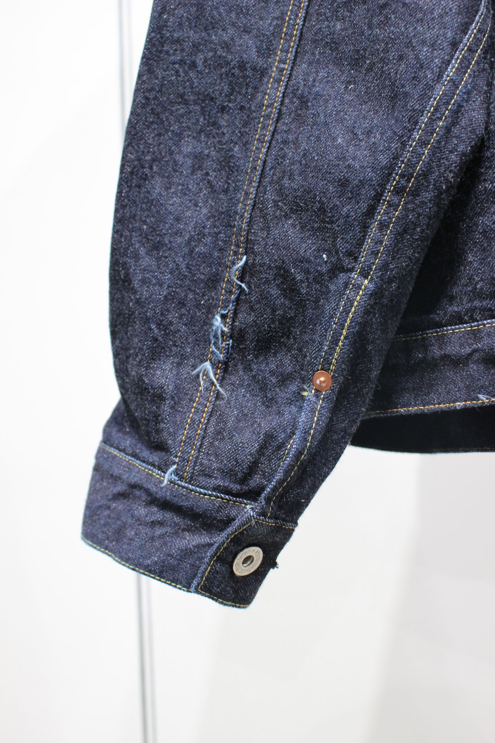 WASH HEAVY KIBATA SHUTTLE HYPER BIG WWII "1ST" DENIM JACKET | NAVY | デニムジャケット