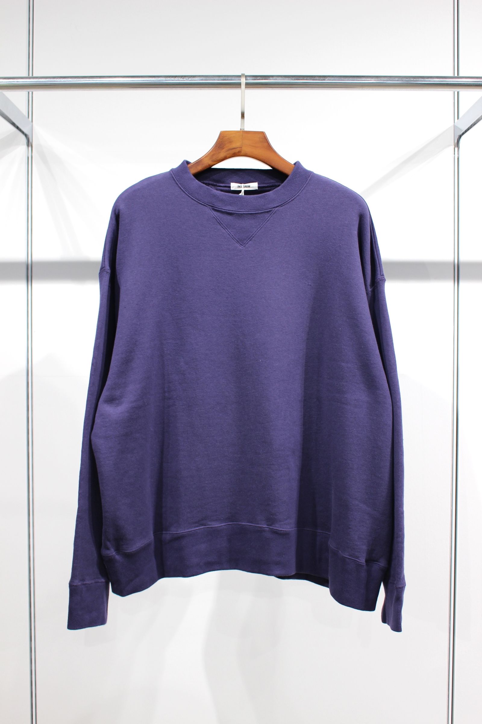 INTERIM - HYPER BIG V-GAZETTE LOOP WHEEL SIDE SEAMLESS SWEAT SHIRT/NASU |  NapsNote