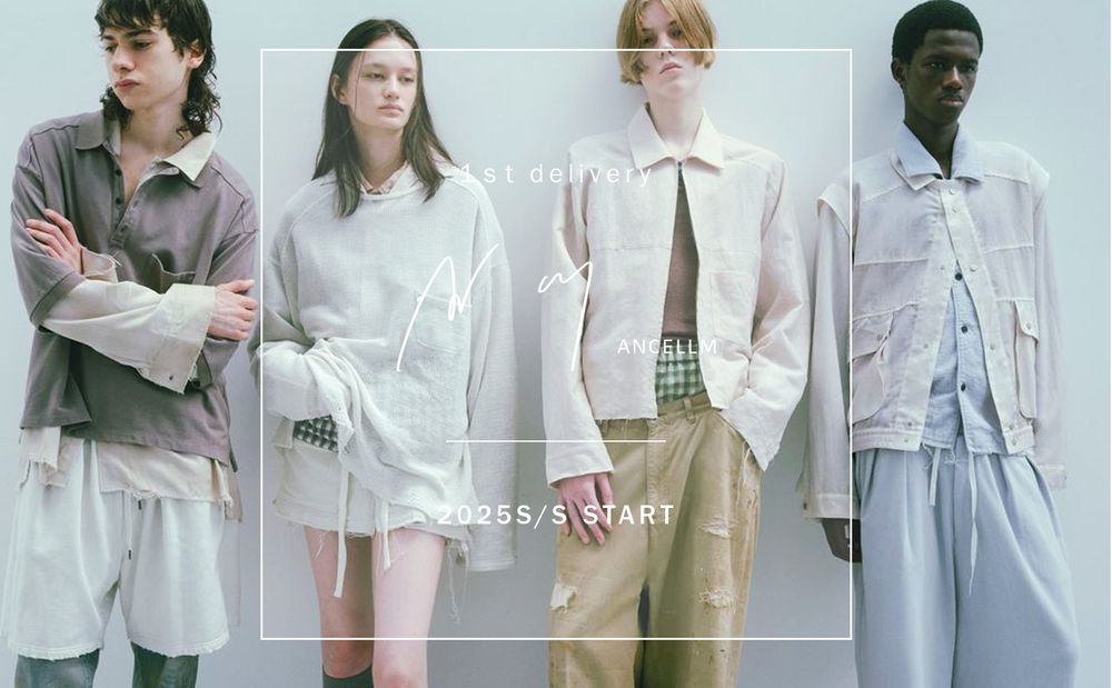 ANCELLM 25SS 1st delivery（12/18追記）