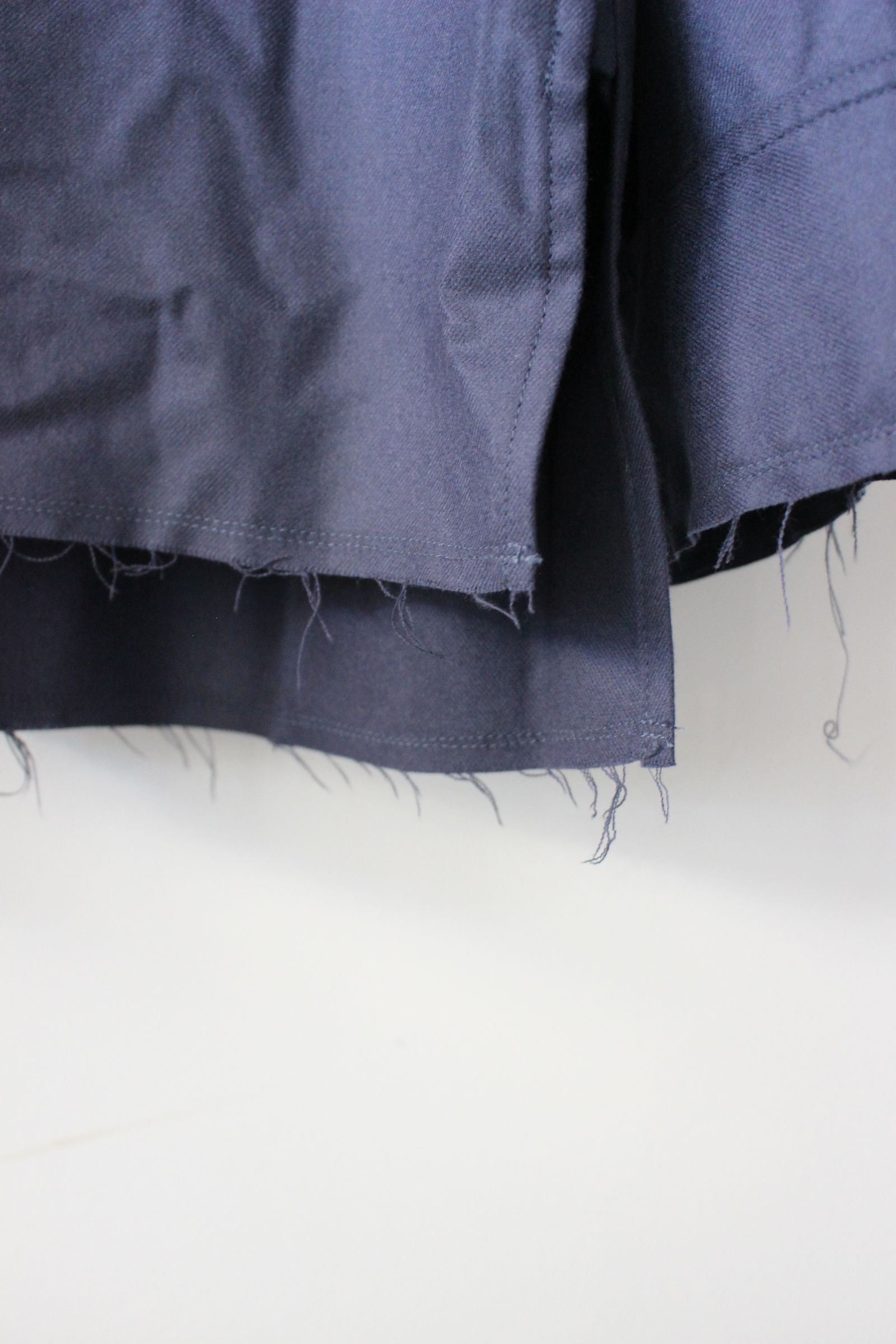 WOOL FLANNEL SHIRT/NAVY