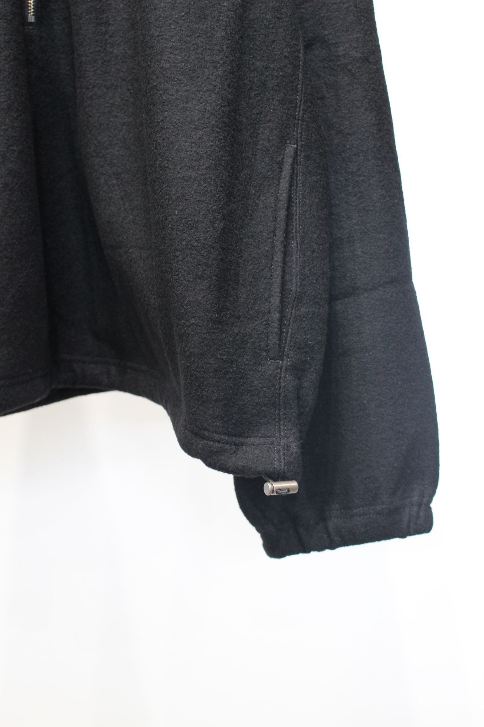 WOOL PULL OVER SHIRT | BLACK | プルオーバー