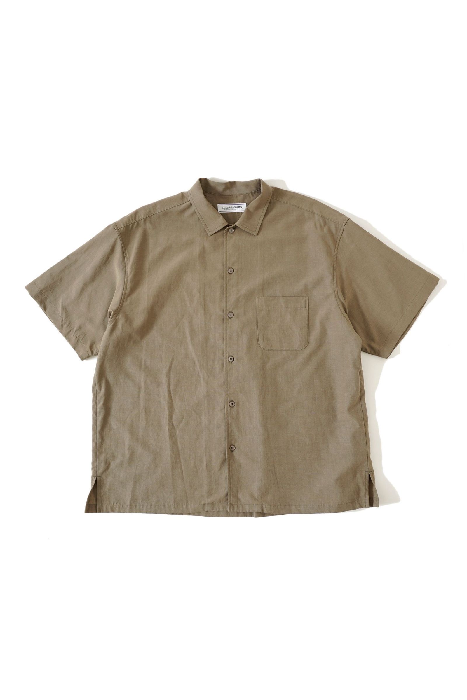 COTTON LINEN S/S OPEN COLLAR SHIRT/オープンカラーシャツ