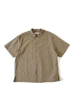 COTTON LINEN S/S OPEN COLLAR SHIRT/オープンカラーシャツ