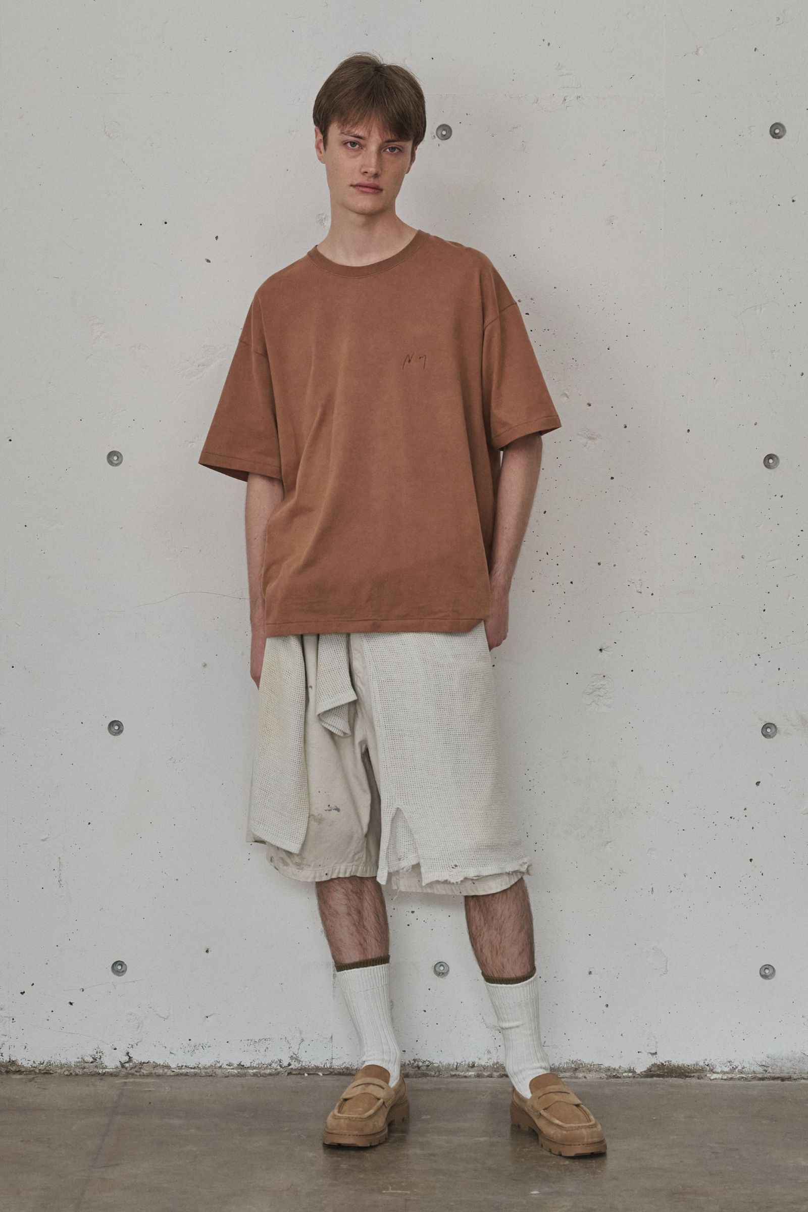 [ラスト1点] UNEVENNESS SS | LIGHT MOCA | カットソー