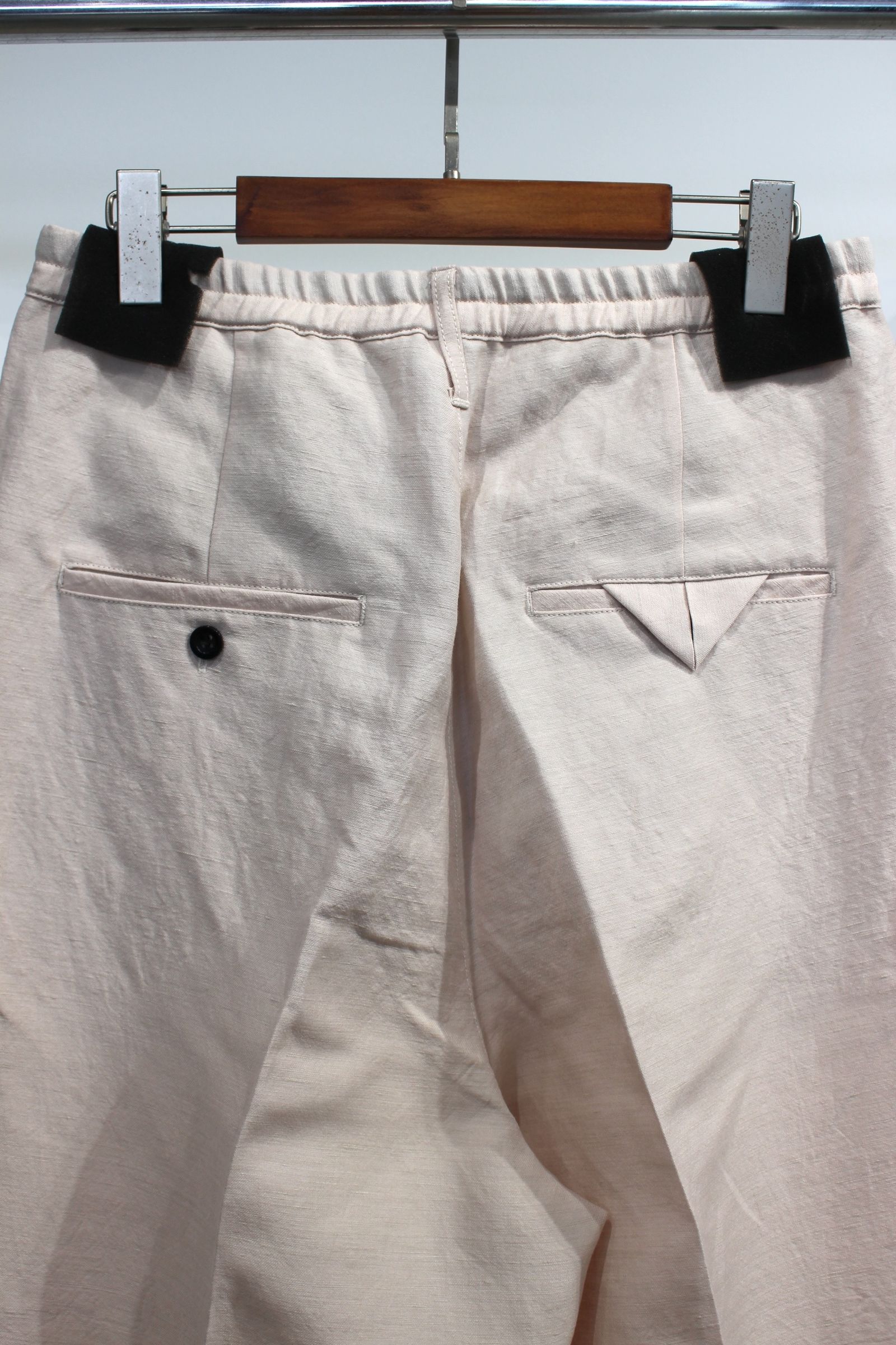 ANCELLM - W/L WIDE EASY TUCK SLACKS | BLACK | スラックス