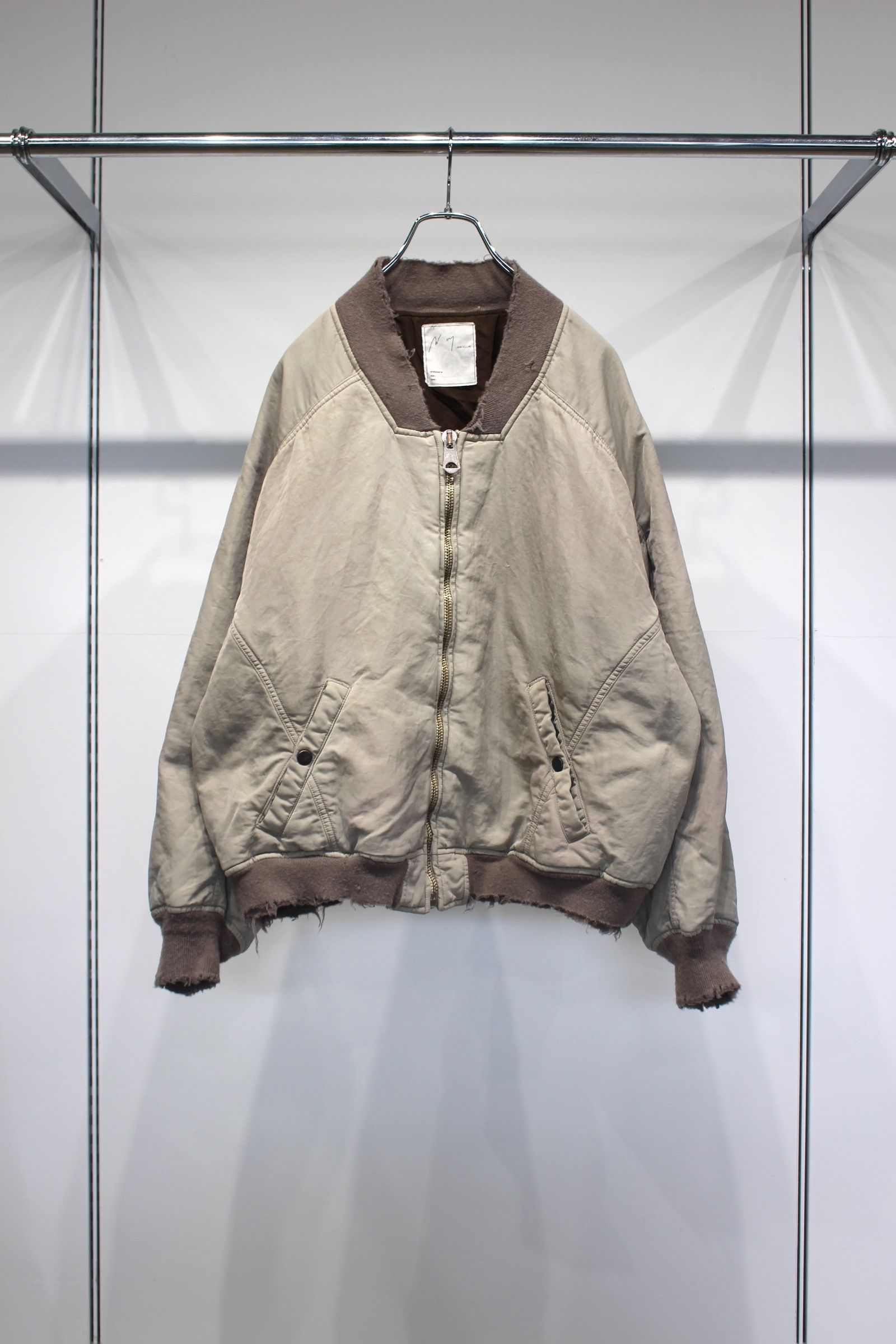FADED BOMBER JACKET | SAND | ボンバージャケット