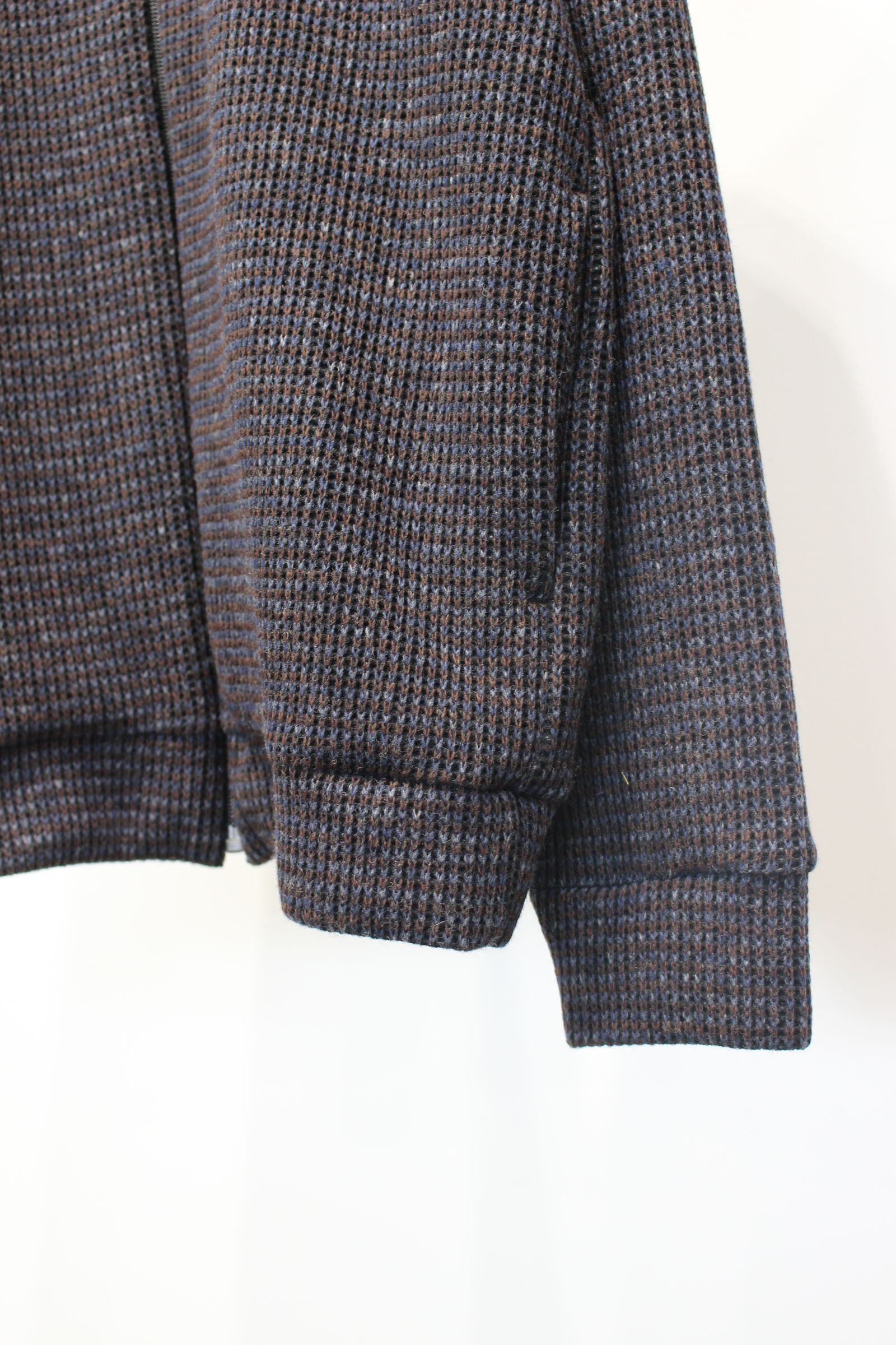 WOOL Q/G KNIT DRIVER'S JACKET | MIDNIGHT | ドライバーズジャケット