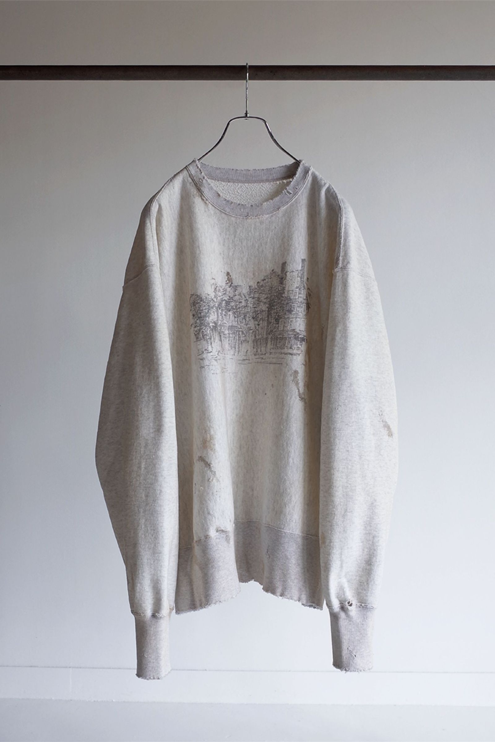 ANCELLM - CREWNECK SWEAT SHIRT/H.IVORY | NapsNote