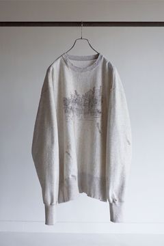 CREWNECK SWEAT SHIRT/H.IVORY