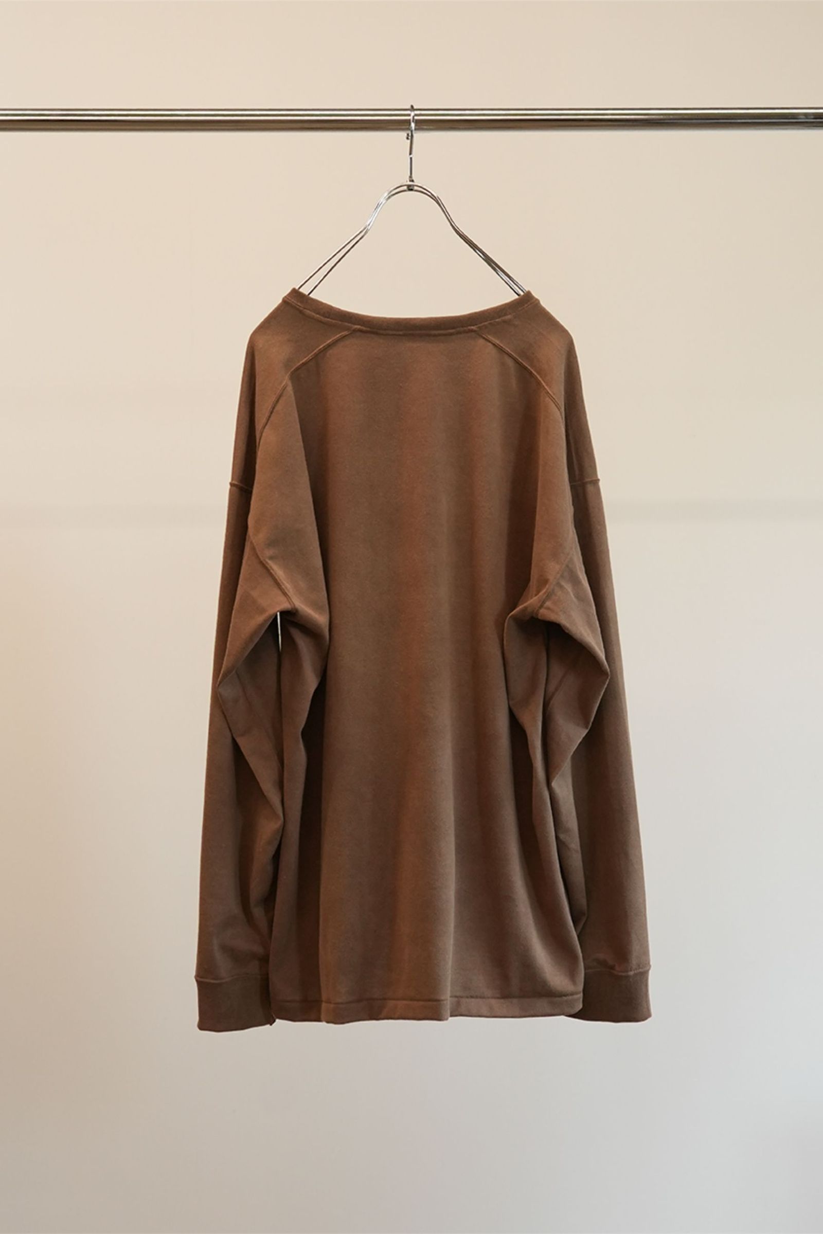 UNEVENNESS LS T-SHIRT | BROWN | カットソー